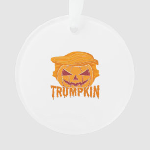 Trumpkin Classic – Pumpkin President Style Ornament