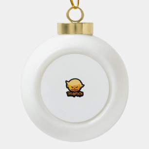 Trumpkin Classic – Retro Costume Slogan Ceramic Ball Christmas Ornament