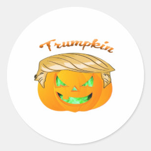 Trumpkin Classic – Sloth in a MAGA Hat Round Sticker