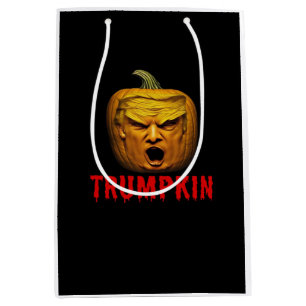 Trumpkin – Funny Donald Pumpkin Halloween Medium Gift Bag