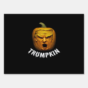 Trumpkin – Funny Donald Pumpkin Halloween Sign