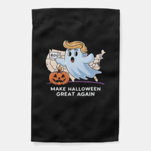 Trumpkin Funny Halloween Boo - Make Halloween Grea Garden Flag