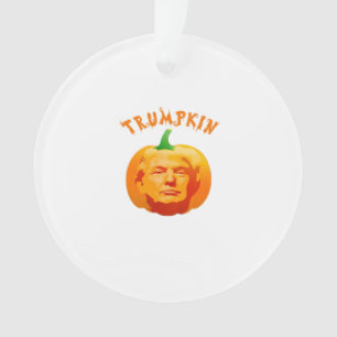 Trumpkin Funny Halloween – Spooky Parody Edition Ornament