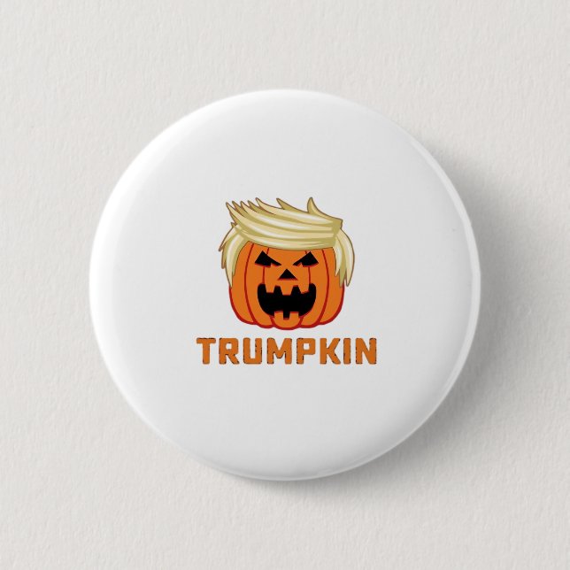 Trumpkin – Funny Parody Slogan Button (Front)