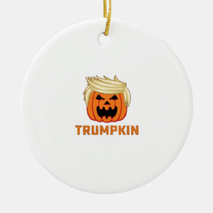 Trumpkin – Funny Parody Slogan Ceramic Ornament