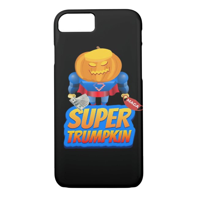 Trumpkin Funny Pumpkin Head Halloween Costume Clas Case-Mate iPhone Case (Back)