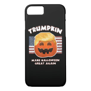 Trumpkin Funny Pumpkin Pie Pun Usa Liberals Hallow iPhone 8/7 Case