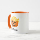 Trumpkin Funny Trump Hair Coffee Mug (Front Left)