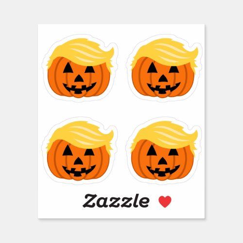 Trumpkin Funny Trump Hair Sticker