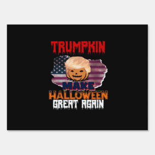 Trumpkin Halloween Classic Sign
