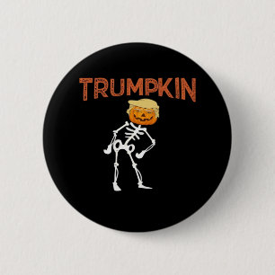Trumpkin Halloween Funny Classic Button