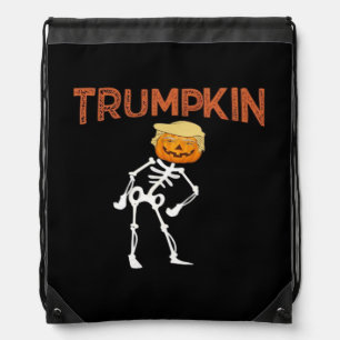 Trumpkin Halloween Funny Classic Drawstring Bag