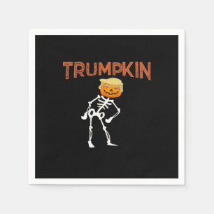 Trumpkin Halloween Funny Classic Napkins