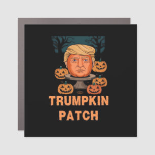 Trumpkin Halloween – Funny Political Pumpkin Desi Car Magnet