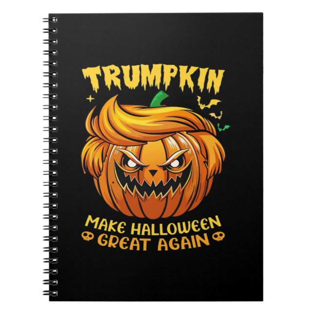 Trumpkin Halloween - Make Halloween Great Again Cl Notebook (Front)