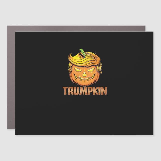 Trumpkin -  Halloween Pumpkin Car Magnet (Front)