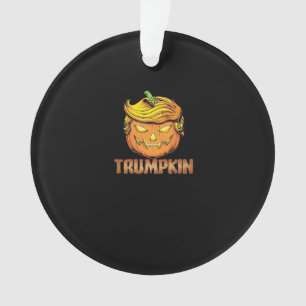Trumpkin - Halloween Pumpkin Ornament