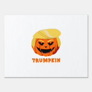 Trumpkin Halloween Sign