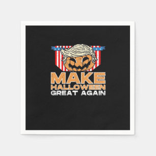 Trumpkin Halloween Vintage Political Funny Napkins