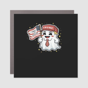Trumpkin, I Always Get Ghosted, Halloween, Spooky, Car Magnet