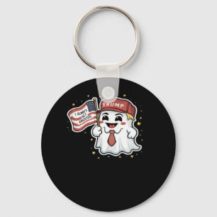 Trumpkin, I Always Get Ghosted, Halloween, Spooky, Keychain