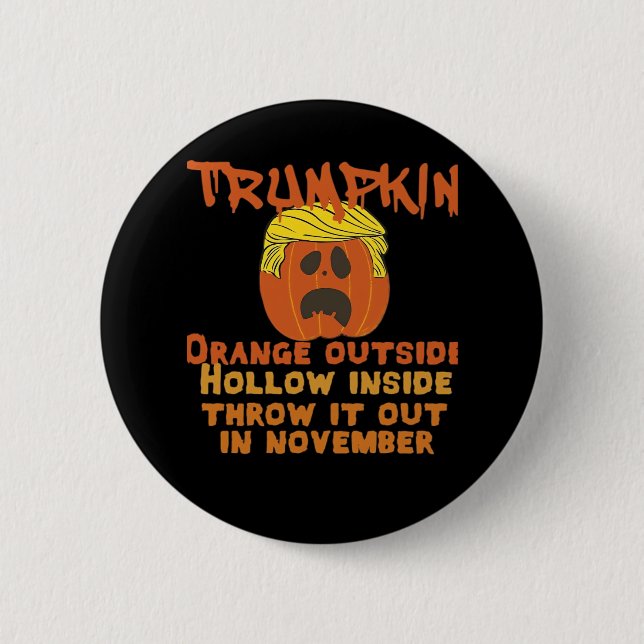 Trumpkin Inside Throw Out November Classic Button (Front)