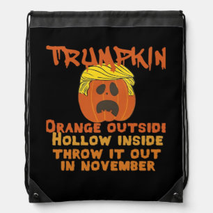 Trumpkin Inside Throw Out November Classic Drawstring Bag