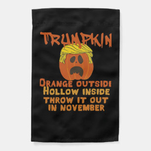 Trumpkin Inside Throw Out November Classic Garden Flag