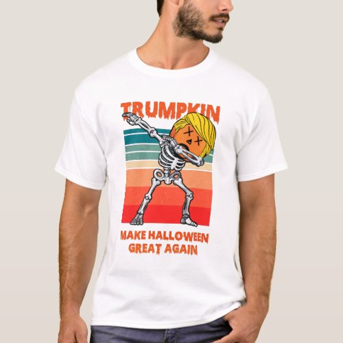 Trumpkin Make Halloween Great Again 3 dab retro T_Shirt