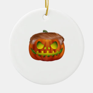 Trumpkin – Make Halloween Great Again Ceramic Ornament