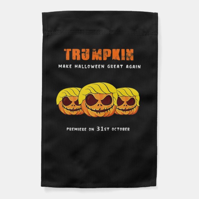 Trumpkin - Make Halloween Great Again Classic Garden Flag (Front)