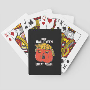 Trumpkin Make Halloween Great Again Classic – Retr Poker Cards