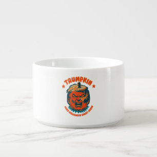 trumpkin make halloween great again funny bowl