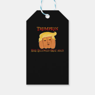 Trumpkin Make Halloween Great Again – Funny Costum Gift Tags