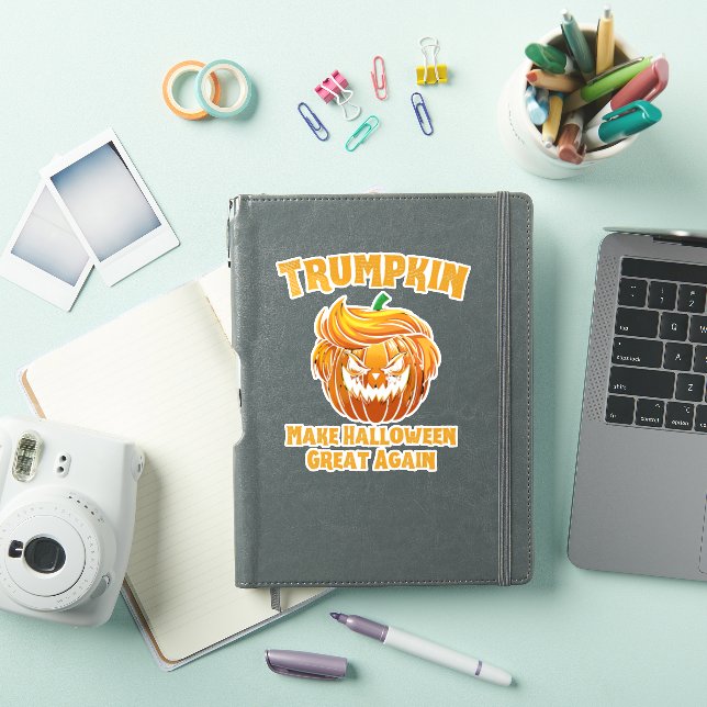 Trumpkin Make Halloween Great Again Funny Politics Sticker (iPad Cover)