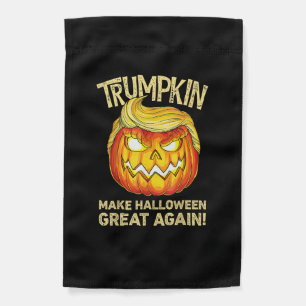 Trumpkin Make Halloween Great Again Funny Pumpkin Garden Flag