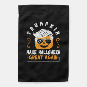Trumpkin Make Halloween Great Again Funny Pumpkin Garden Flag
