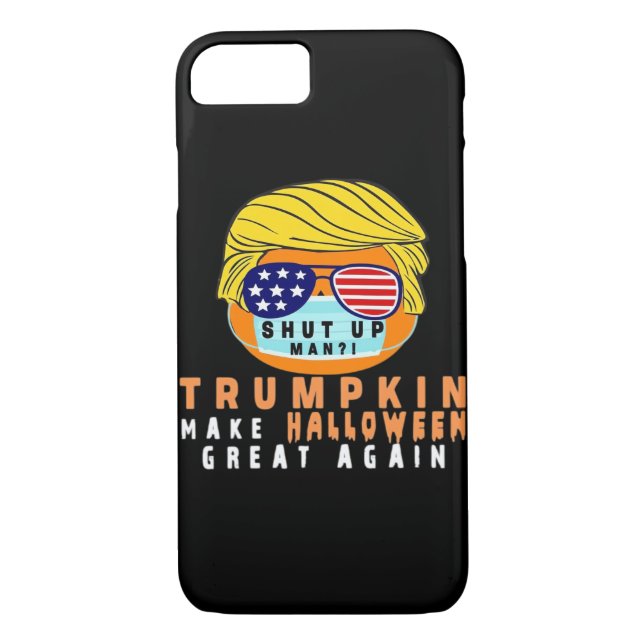 Trumpkin Make Halloween Great Again Funny Quaranti Case-Mate iPhone Case (Back)