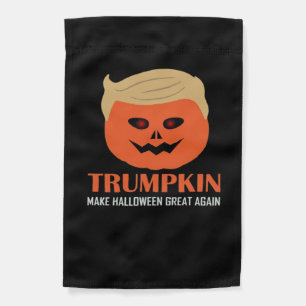 Trumpkin Make Halloween Great Again Funny Spooky P Garden Flag