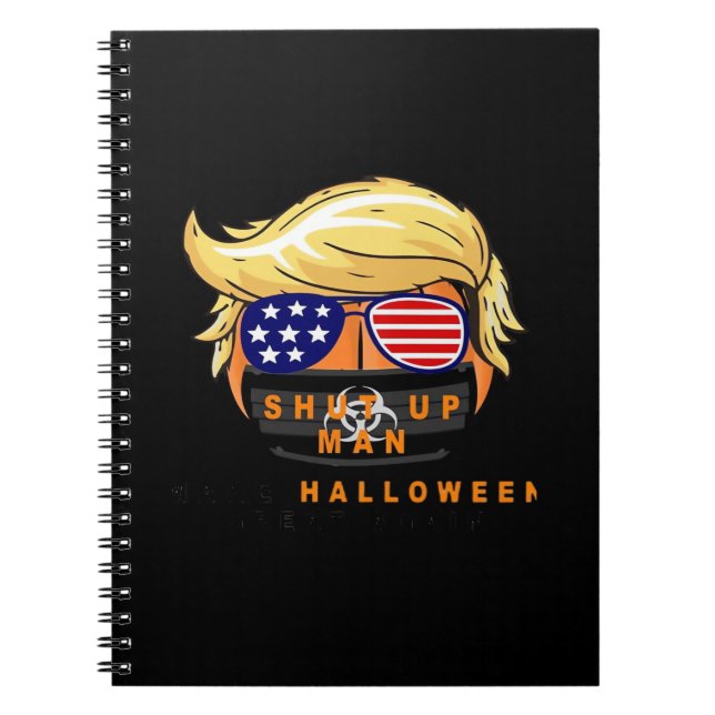 Trumpkin Make Halloween Great Again Gift Classic Notebook (Front)