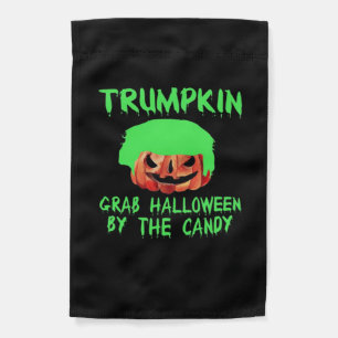 Trumpkin Make Halloween Great Again Grab Em' By Th Garden Flag