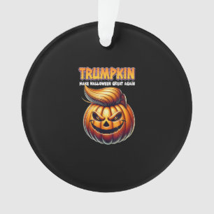 Trumpkin Make Halloween Great Again  Jack O Lanter Ornament