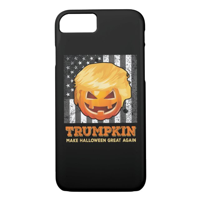 Trumpkin Make Halloween Great Again President  Pum Case-Mate iPhone Case (Back)