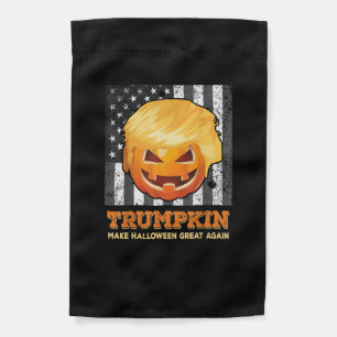 Trumpkin Make Halloween Great Again President Pum Garden Flag