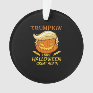 Trumpkin Make Halloween Great Again – Retro Pumpki Ornament