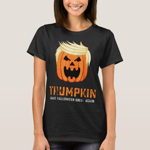 trumpkin make halloween great again scare satan de T-Shirt trumpkin make halloween great again scare satan de T_Shirt