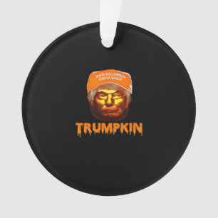 Trumpkin Make Halloween Great Again Sloth Ornament