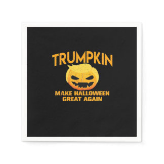 Trumpkin Make Halloween Great Again – Sloth Parody Napkins