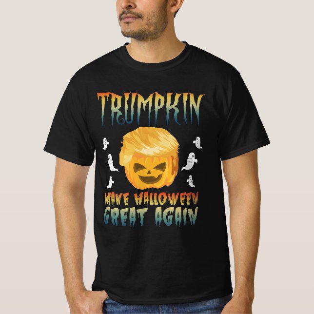 Trumpkin Make Halloween Great Again T-Shirt (Front)