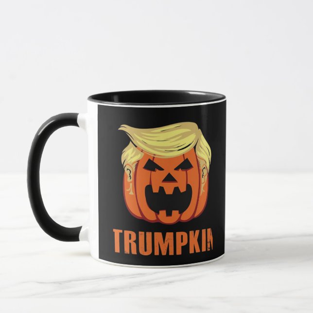 Trumpkin Make Halloween Mug (Left)
